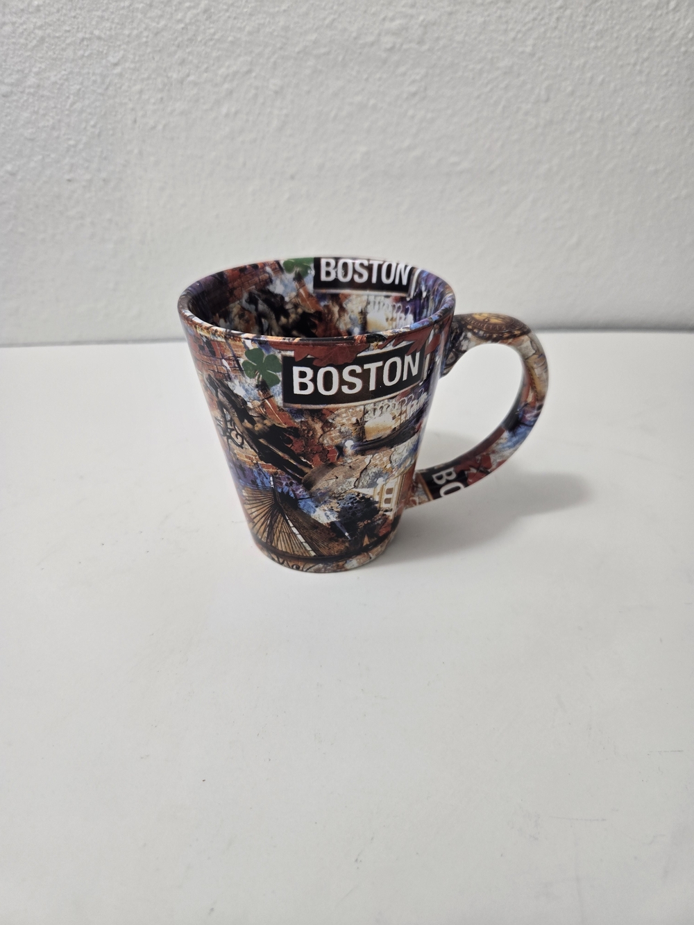 Boston Multi-Color Scenic Ceramic Mug